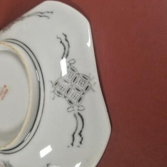 Japanese Art Pottery Collector Vintage 5" Bowl / Plates Hand Painted Lot of 2 - Picture 7 of 15